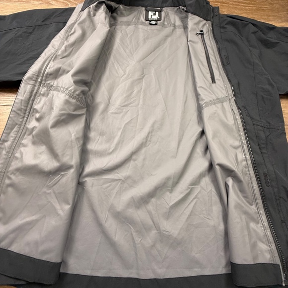FootJoy DryJoys Men's Full-Zip Short Sleeve Windbreaker, Water Resistant XL Golf - Picture 12 of 15